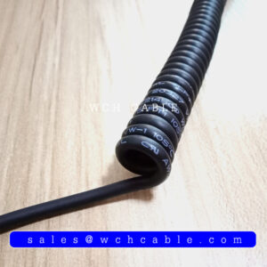 TPE Rubber Curly Cable